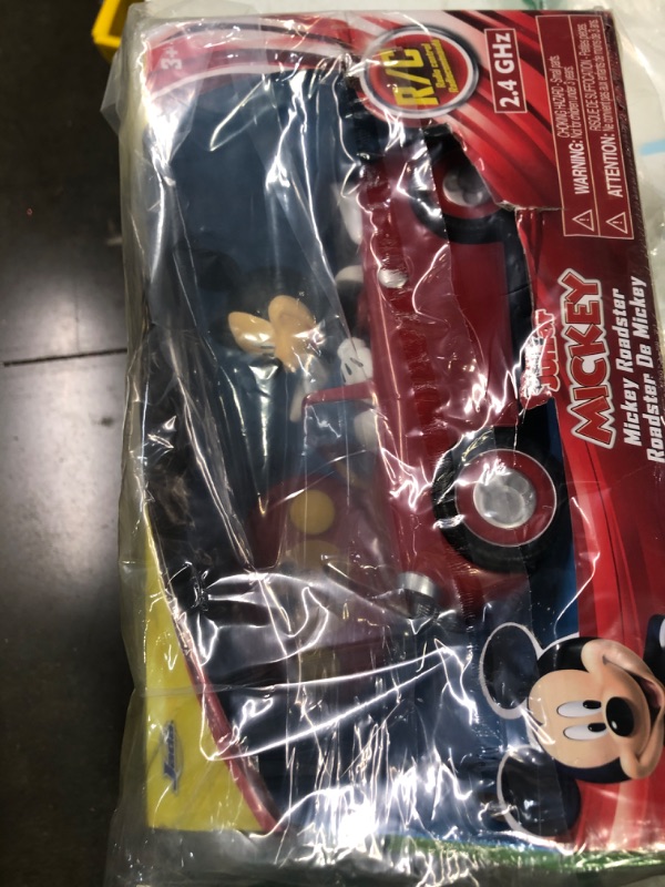 Photo 2 of Jada Toys Disney Junior Mickey Mouse Clubhouse Roadster RC Car Red, 7"