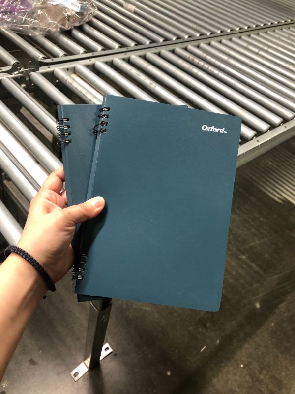 Photo 3 of Oxford Stone Paper Notebook, 5-1/2" x 8-1/2", Blue Cover, 60 Sheets, 2 Pack (161641) 5-1/2 x 8-1/2