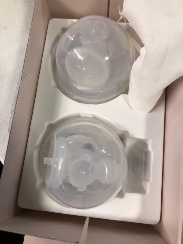 Photo 1 of Momcozy Breast Pump S12 Pro Hands-Free, Wearable & Wireless Pump with Soft Double-Sealed Flange, 3 Modes & 9 Levels Double Electric Pump Portable, Smart Display, 24mm, 2 Pack, Elegant White Pack of 2 Elegant White
