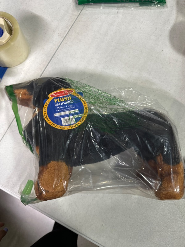 Photo 1 of Melissa & Doug Giant Dachshund - Lifelike Stuffed Animal Dog Large English Only