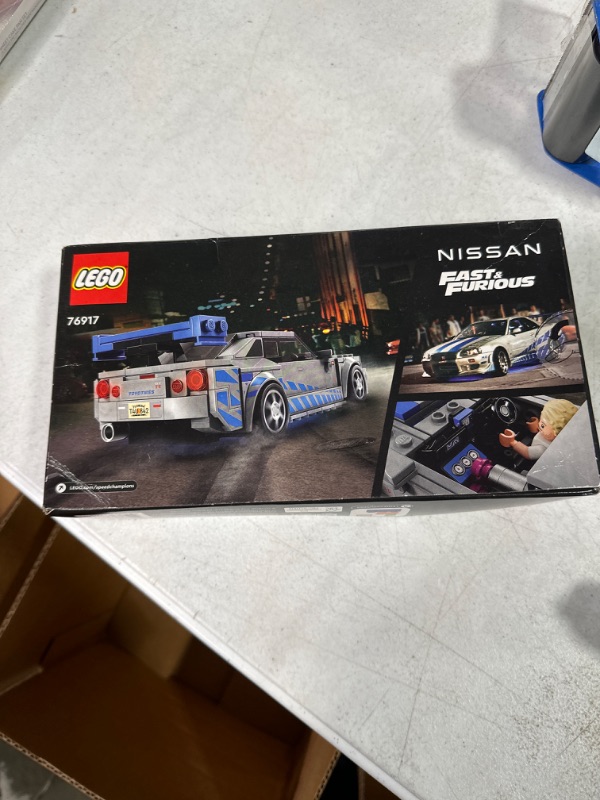 Photo 1 of LEGO Speed Champions 2 Fast 2 Furious Nissan Skyline GT-R (R34) 76917 Building Toy Set for Kids, Boys, and Girls Ages 9+ (319 Pieces)