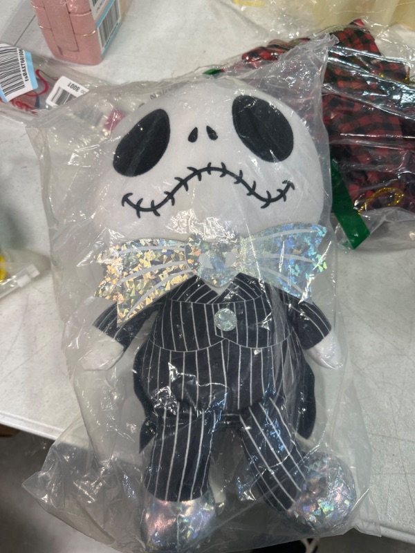 Photo 1 of Disney100 Years of Wonder Jack Skellington Large Plush, Officially Licensed Kids Toys for Ages 2 Up by Just Play