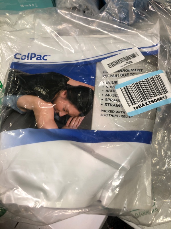 Photo 2 of Chattanooga ColPac - Reusable Gel Ice Pack - Black Polyurethane - Oversize - 12.5 in x 18.5 in - Cold Therapy - Knee, Arm, Elbow, Shoulder, Back - Aches, Swelling, Bruises, Sprains, Inflammation 12.5x18.5 Inch (Pack of 1)