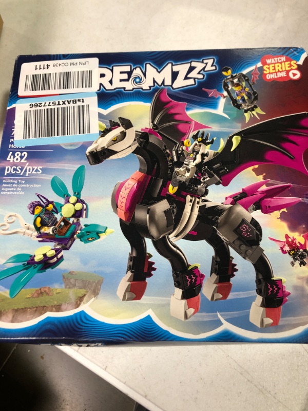 Photo 2 of LEGO DREAMZzz Pegasus Flying Horse 71457 Building Toy Set, Fantasy Action Figure Creature, Comes with 3 Minifigures Including The Nightmare King, Unique Birthday Gift for Girls and Boys Ages 8+