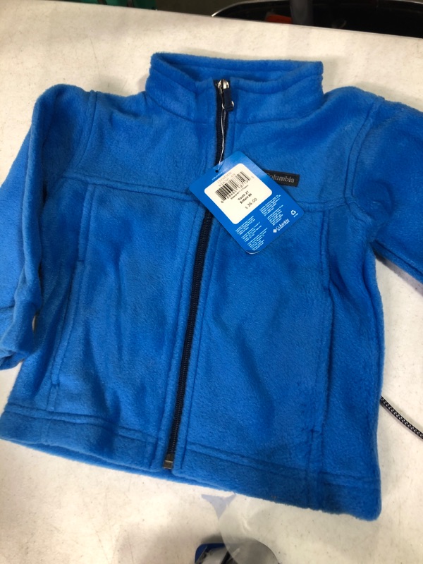 Photo 2 of Columbia | Boy's Steens MT II Fleece Jacket, Blue, Size 2 Toddler