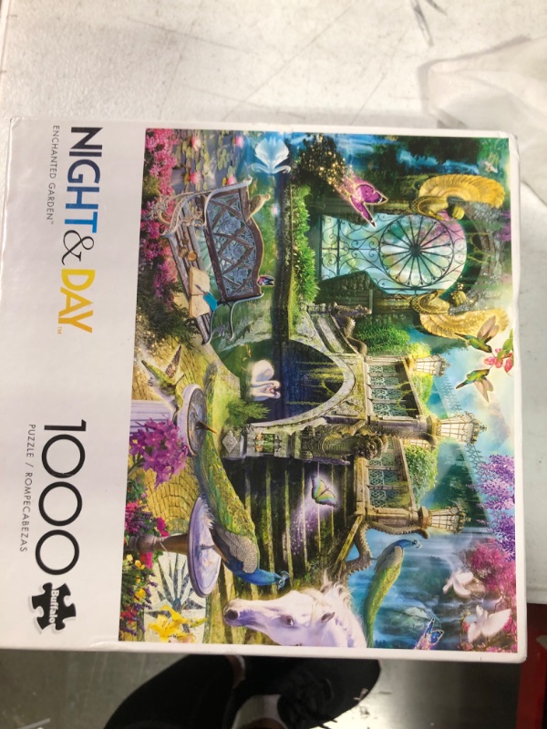 Photo 1 of Buffalo Games - Enchanted Garden - 1000 Piece Jigsaw Puzzle for Adults Challenging Puzzle Perfect for Game Nights - 1000 Piece Finished Size is 26.75 x 19.75