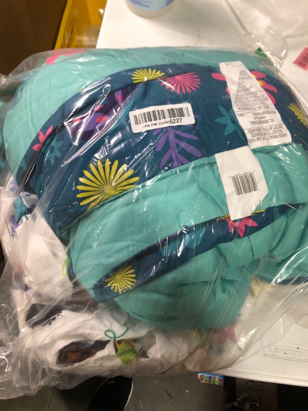Photo 1 of Jay Franco Disney Encanto Sister Magic 4 Piece Twin Bed Set - Includes Reversible Comforter & Sheet Set - Super Soft Fade Resistant Microfiber (Official Disney Product) Twin Teal - Encanto