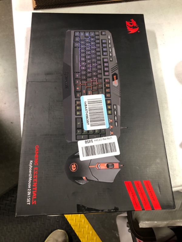 Photo 2 of Redragon S101 Gaming Keyboard, M601 Mouse, RGB Backlit Gaming Keyboard, Programmable Backlit Gaming Mouse, Value Combo Set [New Version]