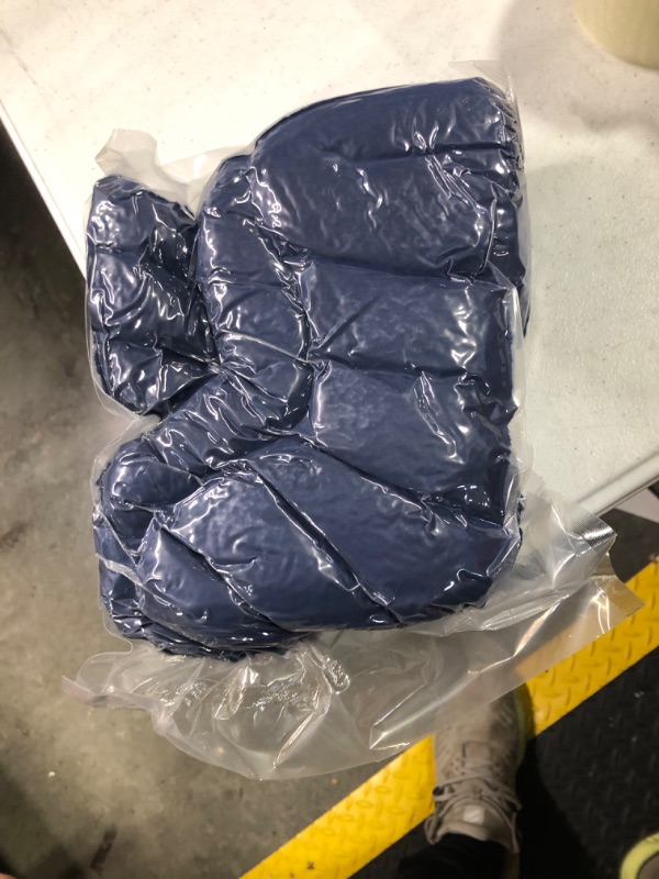View 3 of REVIX Microwave Heating Pad for Neck Shoulders and Back Pain Relief, Weighted Hot Neck Shoulder Wrap with Herbal Aromatherapy, Microwavable Moist Heat Neck Warmer, Scented Navy - For Neck & Shoulders