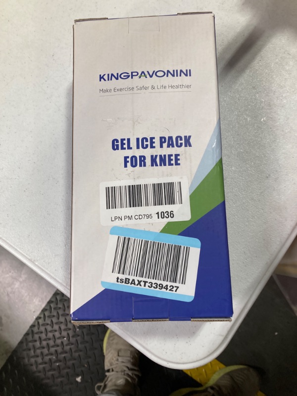 Photo 2 of XXL Knee Ice Pack Wrap Around Entire Knee After Surgery, Reusable Gel Ice Pack for Knee Injuries, Large Ice Pack for Pain Relief, Swelling, Knee Surgery, Sports Injuries, 1 Pack Blue 1.0