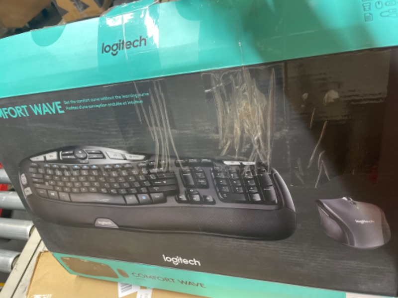 Photo 2 of Logitech MK570 Wireless Wave Keyboard and Mouse Combo, Black