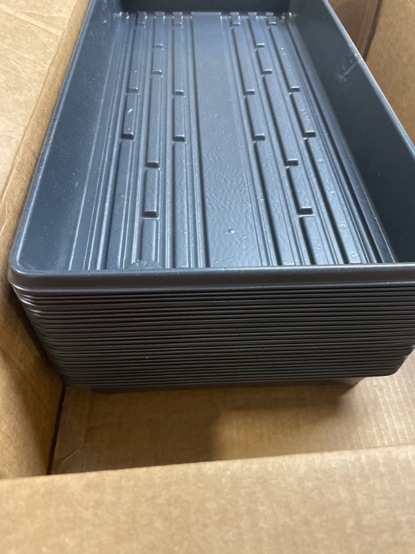 Photo 3 of 1020 Plant Trays, NO Holes, 25 Pack