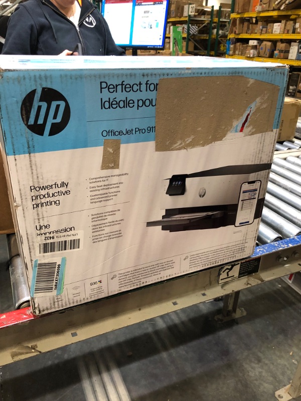 Photo 6 of P OfficeJet Pro 9110b Wireless Color Inkjet Printer, Print, Duplex Printing Best for Office (5A0S1A)