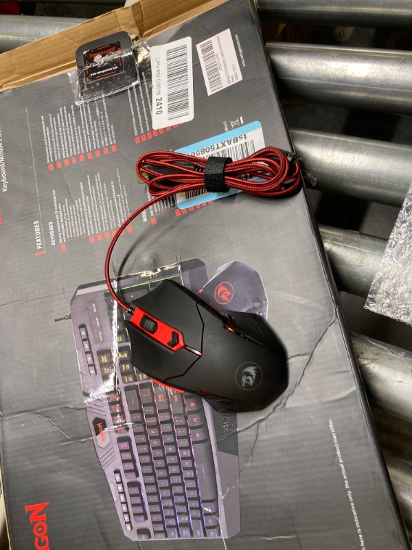 Photo 2 of Redragon S101 Gaming Keyboard, M601 Mouse, RGB Backlit Gaming Keyboard, Programmable Backlit Gaming Mouse, Value Combo Set [New Version]