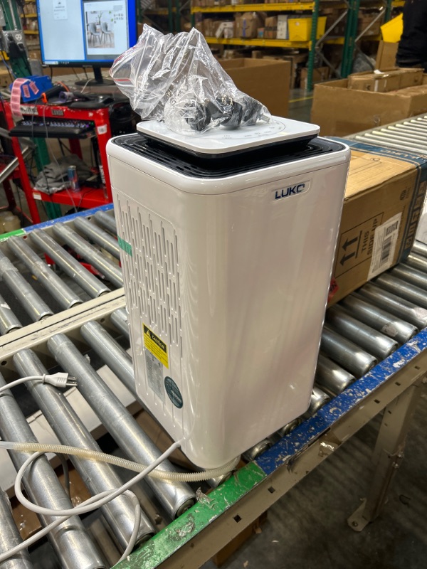 Photo 4 of 2000 Sq. Ft Dehumidifiers for Large Room and Basements, 30 Pints Dehumidifier with Drain Hose, Auto or Manual Drainage, 0.528 Gallon Water Tank, Auto Defrost, Dry Clothes Function, 24H Timer
