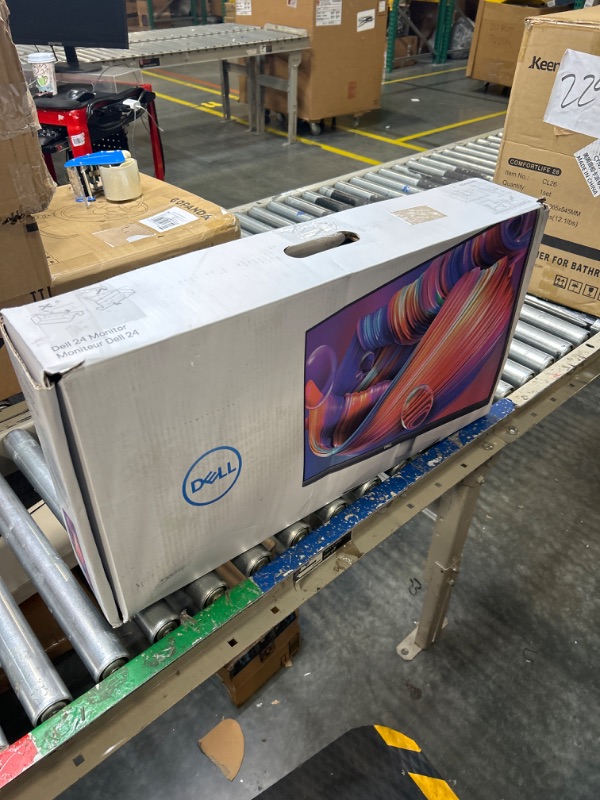 Photo 2 of Dell S2421HS Full HD 1920 x 1080, 24-Inch 1080p LED, 75Hz, Desktop Monitor with Adjustable Stand, 4ms Grey-to-Grey Response Time, AMD FreeSync, IPS Technology, HDMI, DisplayPort, Silver 24.0" FHD Height Adjustable S2421HS