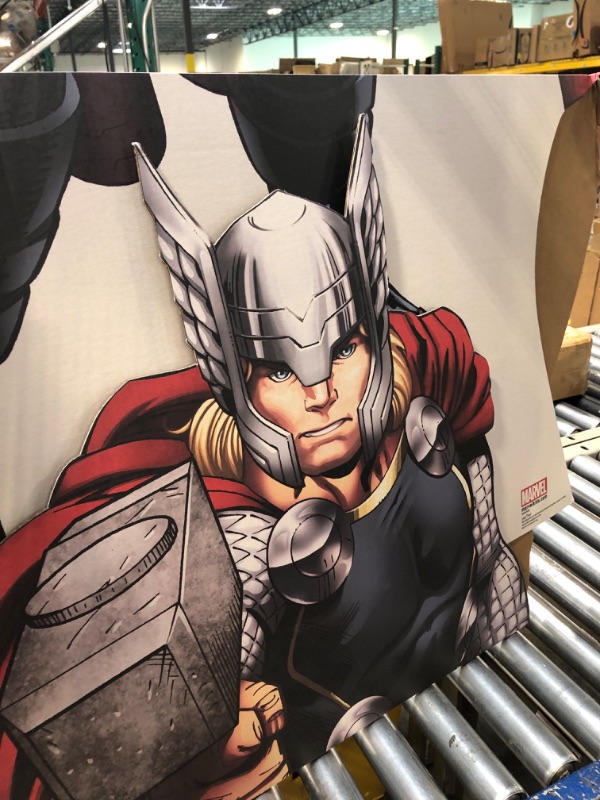 Photo 3 of Cardboard People Thor Life Size Cardboard Cutout Standup - Marvel's Avengers Animated Thor 2