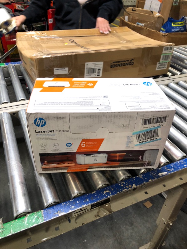 Photo 1 of HP LaserJet M110w Wireless Printer, Print, Fast speeds, Easy setup, Mobile printing, Best-for-small teams, Instant Ink eligible