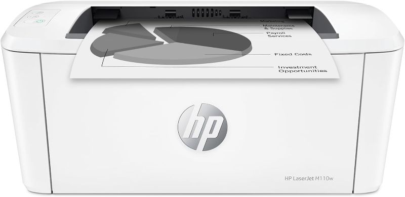 Photo 1 of HP LaserJet M110w Wireless Printer, Print, Fast speeds, Easy setup, Mobile printing, Best-for-small teams, Instant Ink eligible