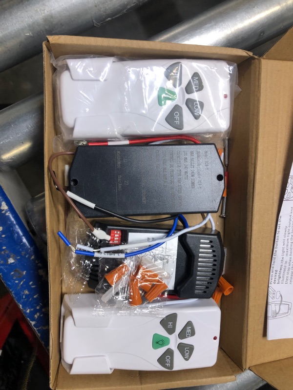 Photo 1 of 2-Pack Universal Ceiling Fan Remote Control Kit with Light Dimmer 3-Speed Ceiling Fan Replacement for Hampton Bay/Hunter/Harbor Breeze/Westinghouse/Honeywell KUJCE9103 CHQ8BT7030T CHQ7030T UC7030T FAN