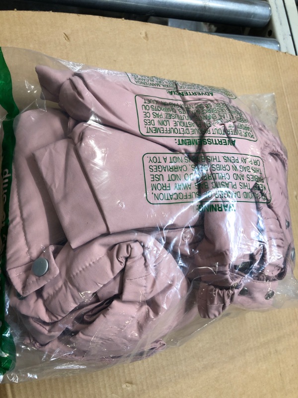 Photo 1 of Mokitoni Toddler Boys Snowsuit Girls Snow Pant And Jacket bib Winter Kids Clothes Coat Pink 1-2T