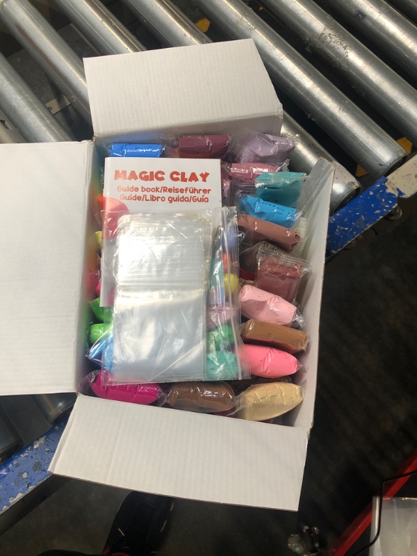 Photo 1 of Air Dry Clay 64 Colors, Modeling Clay for Kids, DIY Molding Magic Clay, Gift for Kids