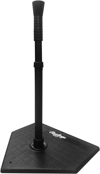 Photo 1 of **FOR PARTS**Rawlings | YOUTH ALL-PURPOSE Batting Tee | Home-Plate Base | Adjustable Height,Black
