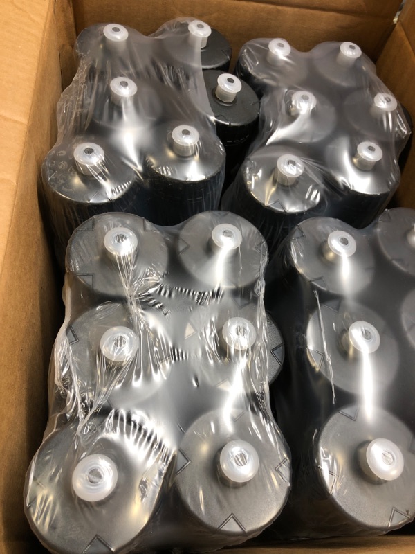 Photo 2 of 50 Strong Bulk Water Bottles | 24 Pack Sports Bottle | 22 oz. BPA-Free Easy Open with Pull Top Cap | Made in USA | Reusable Plastic Water Bottles for Adults & Kids | Top Rack Dishwasher Safe
