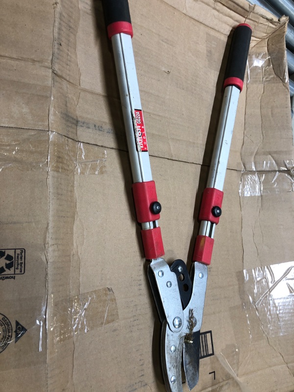 Photo 1 of ****USED//PARTIAL RUST**** 
TABOR TOOLS GG22A Extendable Anvil Lopper with Compound Action, 27-40 Inch Telescopic Tree Trimmer, Long Handled Branch Cutter with ? 2 Inch Cut Capacity, Chops Thick Branches with Ease.
