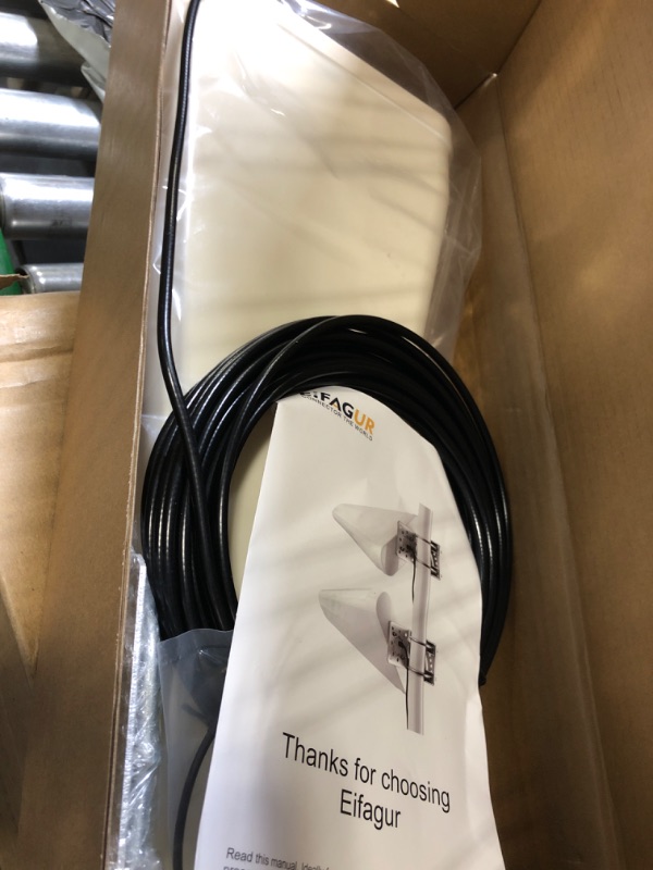 Photo 3 of 11dBi Dual MIMO Wideband Directional Yagi Panel 3G 4G LTE 5G Modems Long Range Cellular Antenna with 10 Meter Cable for Netgear Nighthawk M1100 Verizon AT&T T-Mobile Sprint Cell Boosters?Eifagur
