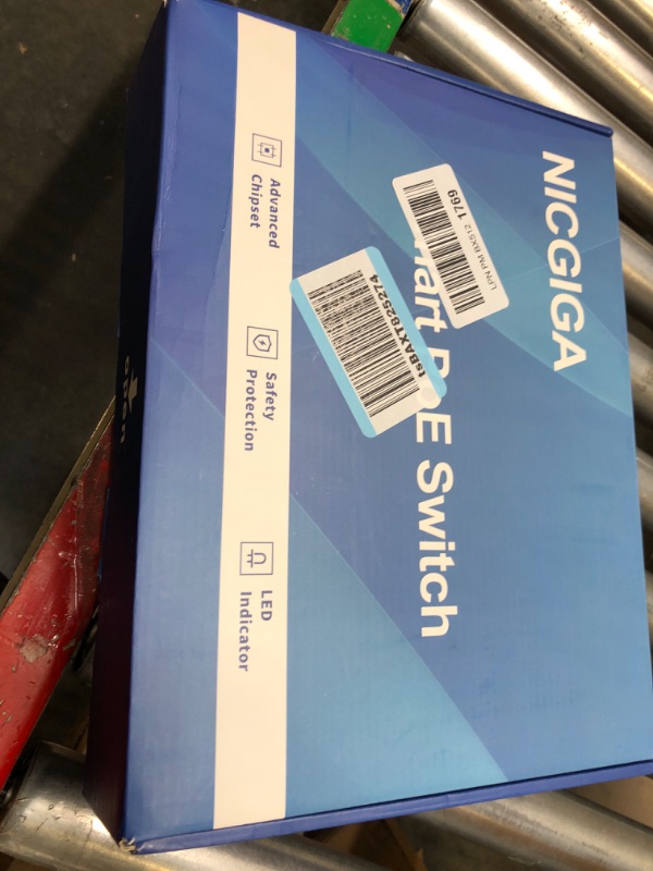 Photo 3 of 16 Port PoE Switch@250W with 2 Gigabit Uplink Port, NICGIGA 18 Port Ethernet PoE Switch, VLAN Mode, Extend to 250m, Sturdy Metal Case, 19 inch RackMount, Plug and Play, Unmanaged
