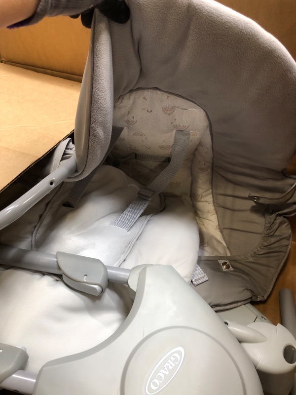Photo 1 of High Chair Cushion , One Piece ikea high Chair Accessories, Cotton Antilop High Chair Accessories, Washable Cushion (Brown Rainbow)
