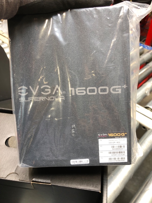 Photo 1 of EVGA Supernova 1600 G+, 80+ Gold 1600W, Fully Modular, 10 Year Warranty, Includes Free Power On Self Tester, Power Supply 220-GP-1600-X1

