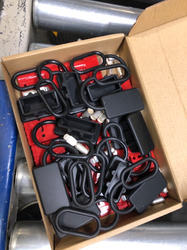 Photo 1 of Frienda 12 Pieces Red 6-10 Gauge Battery Quick Connector 50A 12-36V Battery Quick Disconnect Wire Harness Plug Kit for Motor Recovery Winch Trailer