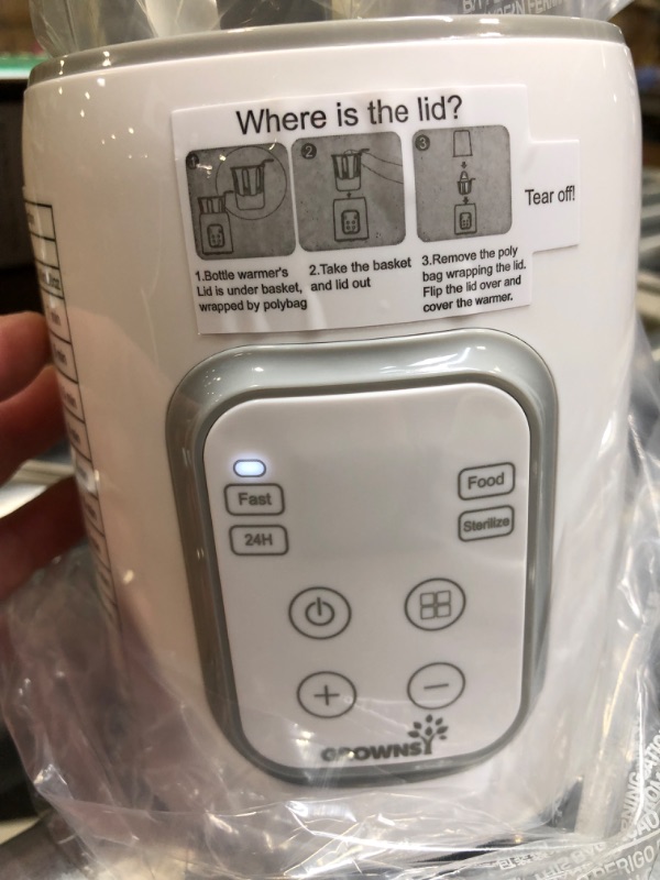 Photo 1 of Bottle Warmer, GROWNSY 6-in-1 Fast Baby Food Heater&Defrost BPA-Free Warmer with Timer LCD Display Accurate Temperature Control for Breastmilk or Formula Upgrade