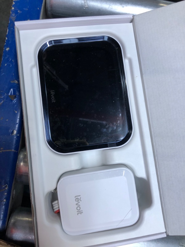 Photo 4 of ***not functional**** *** selling as parts****LEVOIT Smart Thermostat for Home, WiFi Programmable Digital Thermostat, Works with Alexa and Smart Sensor, Energy Saving, Large Touch Screen, C-Wire Adapter Included, DIY Install, Aura 400S, White