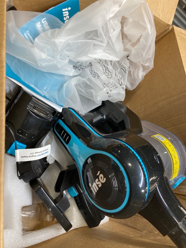 Photo 1 of **FOR PARTS**6-in-1 Cordless Vacuum Cleaner, Lightweight Stick Vacuum with Powerful Suction, Battery Detachable & Rechargeable with Max 40 Min Runtime, Ideal for Cleaning Hard Floor Pet Hair
