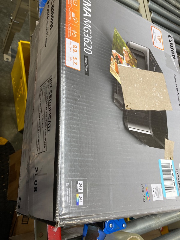 Photo 1 of Canon Pixma MG3620 Wireless All-In-One Color Inkjet Printer with Mobile and Tablet Printing, Black
