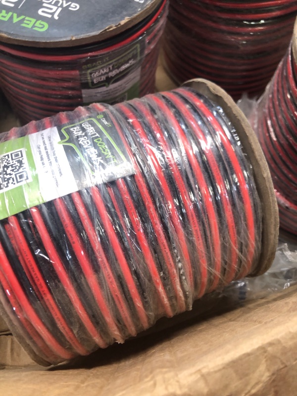 Photo 4 of 12AWG Speaker Wire, GearIT Pro Series 12 Gauge Speaker Wire Cable (200 Feet / 60.96 Meters) Great Use for Home Theater Speakers and Car Speakers, Black 4 pack
