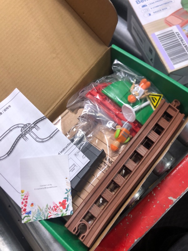 Photo 1 of Asweets Wooden Train Set for Toddler,40 Piece with Train Track Electric Operated Fits Thomas,Brio,Melissa and Doug Magnet Battery Train Toy for 3 4 5 Years Old Boys
