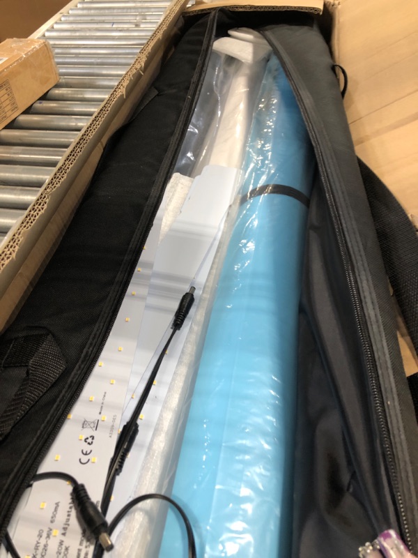 Photo 1 of Professional Photography Studio LED Dimmable Large Shooting Tent 47x39x78 ZKEEZM Large Lightbox Photo Video Continuous Lighting Cube Shooting Tent Kit Soft Box with 3Colours Backdrops and Carrying Bag 2 Meter High