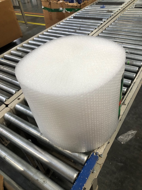 Photo 1 of Duck Brand Bubble Wrap Roll, Original Bubble Cushioning, 12" x 175', Perforated Every 12" (1053440), Clear 12 in. x 175 ft.