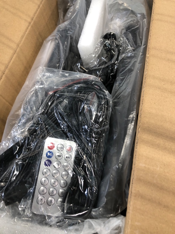 Photo 1 of PBX-800TWS 8-Inch Bluetooth Stereo PA System Comes with 2X 8 Speakers and 2X Stands, 2X Microphones, and a Remote Control