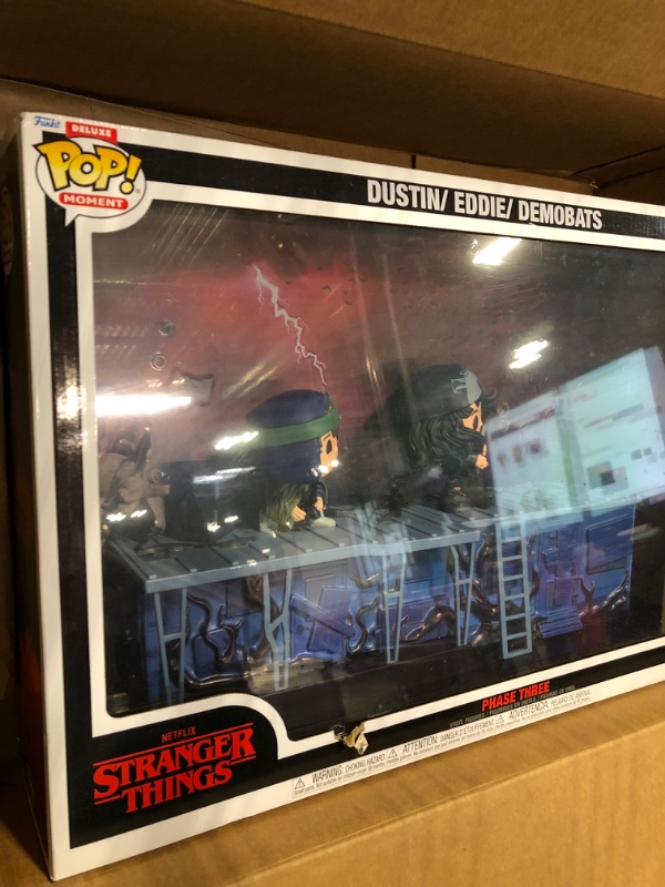 Photo 3 of Funko Pop! Moments Deluxe: Stranger Things - Phase Three, Dustin, Eddie, Demobats