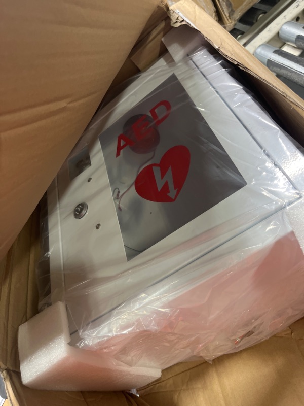 Photo 1 of AED Cabinet fits All Brands Cardiac Science, Zoll, AED Defibrillator, Physio-Control