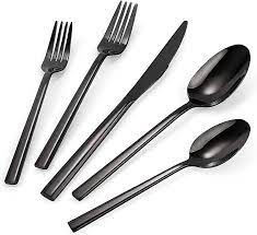 Photo 1 of 30 pieces, Matt, black hand wash recommended stainless steel dishwasher safe MUTNITT