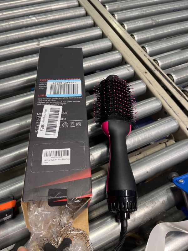 Photo 1 of Hair Dryer Brush Blow Dryer Brush in One, 4 in 1 Styling Tools Blow Dryer with Ceramic Oval Barrel, Hair Dryer and Styler Volumizer, Hot Air Brush Hair Straightener Brush for All Hair Types