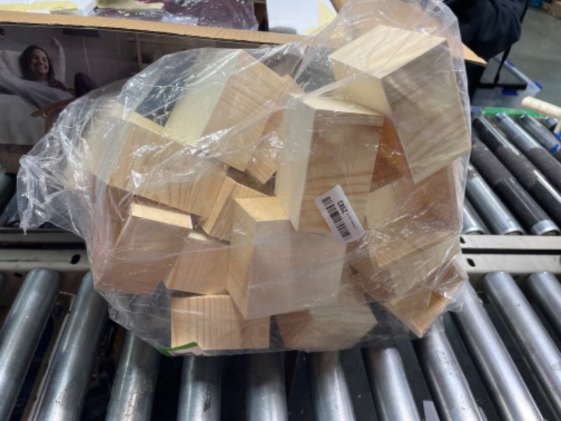 Photo 1 of 24 Pack 4 Inch Square Wood Box Unfinished Small Wooden Boxes for Crafts (Outer 4.1x 4.1x 2.4 in,Interior 3.5 x 3.5 x 2.3 in) 4.1x 4.1X 2.4" 24 Pack