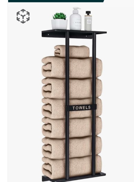Photo 1 of 
Bathroom Towel Storage Rack, 