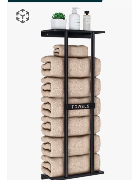 Photo 1 of 
Bathroom Towel Storage Rack, 